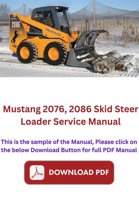 mustang 2086 skid steer service manual|mustang 940 skid steer manual.